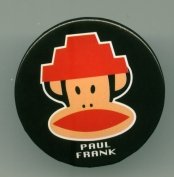Thumbnail of Monkey Paul Frank 4.5cm Pin Badge Button #003 (B0023)