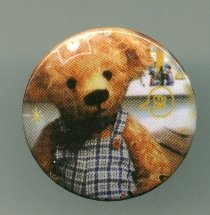 Thumbnail of Bear 3cm Pin Badge Button #002 (B0067)