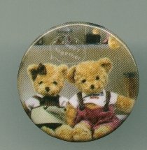 Thumbnail of Bear 3cm Pin Badge Button #003 (B0068)