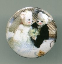 Thumbnail of Bear 3cm Pin Badge Button #005 (B0070)