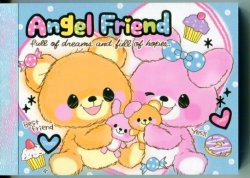 Thumbnail of Crux Angel Friend Bear Rabbit 2 Design Mini Memo Pad #1 (M0951)