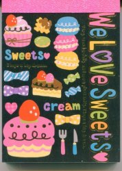 Thumbnail of Crux We Love Sweets 2 Design Mini Memo Pad #1 (M0953)