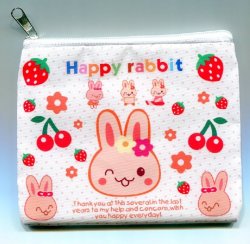 Thumbnail of Happy Rabbit Coin Purse Bag #1 (A0742) 