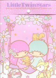 Thumbnail of Sanrio Little Twin Stars A4 Plastic File Folder Bag #11