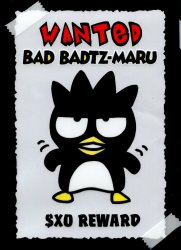Thumbnail of Sanrio Badtzmaru Index 2 Pockets A4 Plastic File Folder #1