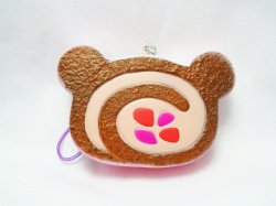Thumbnail of San-X Rilakkuma Relax Bear Dessert Soft Plastic Mascot Phone Strap #3 (E1440)