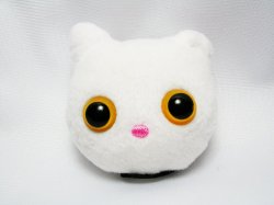 Thumbnail of Cat Head Plush Mascot Phone Strap #5 (E1457) 