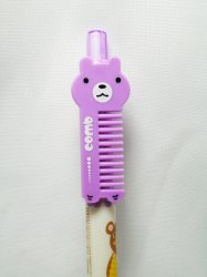Thumbnail of Bear with Comb 0.5mm Mechanical Pencil #1 (Purple) (SL0026)