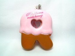 Thumbnail of San-X Rilakkuma Relax Bear Bread Soft Plastic Mascot Phone Strap Part 2 #6 E1486
