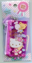 Thumbnail of Sanrio Hello Kitty Mini Mesh Bag Mascot Phone Strap #2 (E1488)  