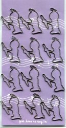 Thumbnail of Cute 12 Pcs Die Cut Paper Clip Set #1 (Angel) (PC0118)
