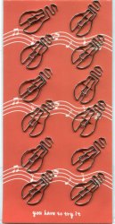 Thumbnail of Cute 12 Pcs Die Cut Paper Clip Set #2 (Light Bulb) (PC0119)