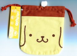 Thumbnail of Sanrio Purin Home Cotton Drawstring Bag #1 (AD0154) 