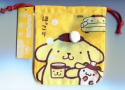 Thumbnail of Sanrio Purin Home Cotton Drawstring Bag #3 (AD0156) 