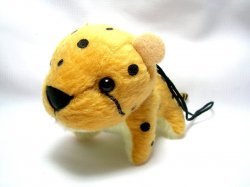 Thumbnail of Animal Parade Plush Mascot Phone Strap #3 (Cheetah) (E1511) 