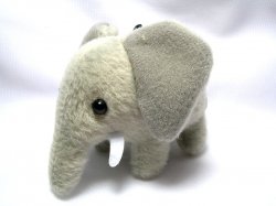 Thumbnail of Animal Parade Plush Mascot Phone Strap #4 (Elephant) (E1512) 