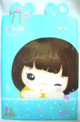 Thumbnail of Cookys Girl Die Cut A4 Plastic File Folder Bag #4