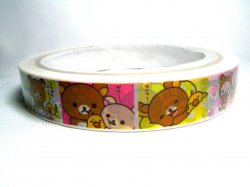 Thumbnail of San-X Rilakkuma Relax Bear Deco Tape Adhesive Tape #10 (DM0139)