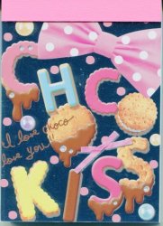 Thumbnail of Crux Choco Kiss 2 Design Mini Memo Pad #1 (M1080)
