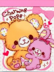 Thumbnail of Kamio Charming Pops Bear Rabbit 2 Design Mini Memo Pad #1 (M1082)