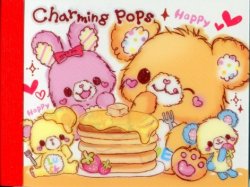 Thumbnail of Kamio Charming Pops Bear Rabbit 2 Design Mini Memo Pad #2 (M1083)
