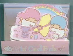 Thumbnail of Sanrio Little Twin Stars Mini Card Pack Set #3 (LC0038)