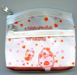 Thumbnail of Three Pigs Coin Purse Bag #1 (A0761) 