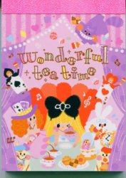 Thumbnail of Q-Lia Wonderful Tea Time 2 Design Mini Memo Pad #1 (M1097)