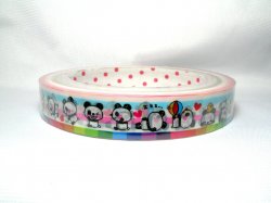Thumbnail of Q-Lia Happy Panda Deco Tape Adhesive Tape #1 (DM0144)