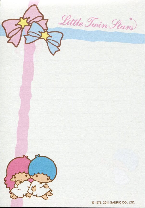 sanrio little twin stars shiny cover 8 design memo pad 2 m1175