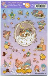 Thumbnail of Sanrio Little Twin Stars Halloween Sticker Sheet #1 (I0630) 