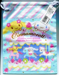 Thumbnail of Sanrio Cinnamoroll Cotton Drawstring Bag #13 (AD0006) 