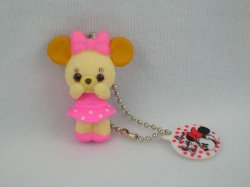 Thumbnail of Disney Minnie and Cuddly Bear Keychain #3 (K0793)