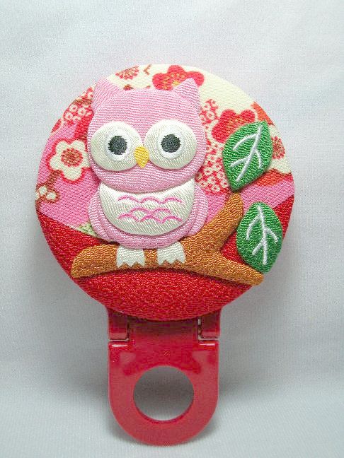 Thumbnail of Japanese Style Owl Mirror with Case #3 (AM0003) 