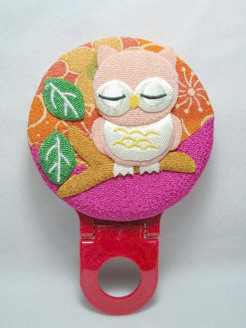 Thumbnail of Japanese Style Owl Mirror with Case #4 (AM0004) 