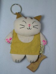 Thumbnail of Cute Fat Cat Key Cap Keychain #1 (KC0001)