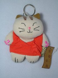 Thumbnail of Cute Fat Cat Key Cap Keychain #2 (KC0002)