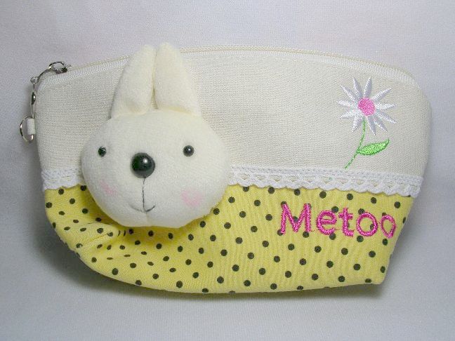 Thumbnail of MeToo Rabbit Head Pouch Bag #2 (Yellow) (AB0004) 