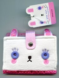 Thumbnail of Korea Animal Plush 8 Pockets Card Holder #1 (Rabbit) (SH0007)