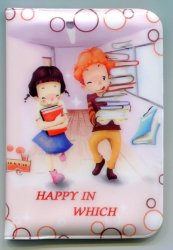 Thumbnail of Boy and Girl 12 Pockets Card Holder #1 (SH0015)