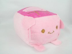 Thumbnail of Tofu Plush Mobile Phone Stand Holder #1 (Pink) (AS0004)