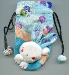 Thumbnail of Japanese Style Rabbit Drawstring Bag #2 (AD0019) 
