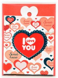 Thumbnail of Mini Greeting Card Series 1 #01 (I Love You) (LC0001) 