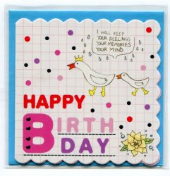 Thumbnail of Mini Greeting Card Series 2 #03 (Happy Birthday) (LC0015) 