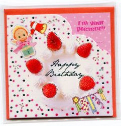 Thumbnail of Mini Greeting Card Series 2 #05 (Happy Birthday) (LC0017) 
