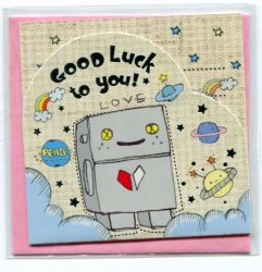 Thumbnail of Mini Greeting Card Series 2 #08 (Good Luck to You) (LC0020) 