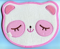 Thumbnail of Animal Face Head Die Cut Cloth Mouse Pad #1 (Panda) (SU0001) 