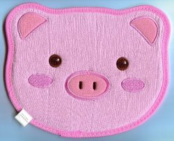 Thumbnail of Animal Face Head Die Cut Cloth Mouse Pad #2 (Pig) (SU0002) 