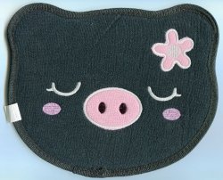 Thumbnail of Animal Face Head Die Cut Cloth Mouse Pad #3 (Pig) (SU0003) 