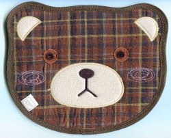 Thumbnail of Animal Face Head Die Cut Cloth Mouse Pad #6 (Bear) (SU0006) 